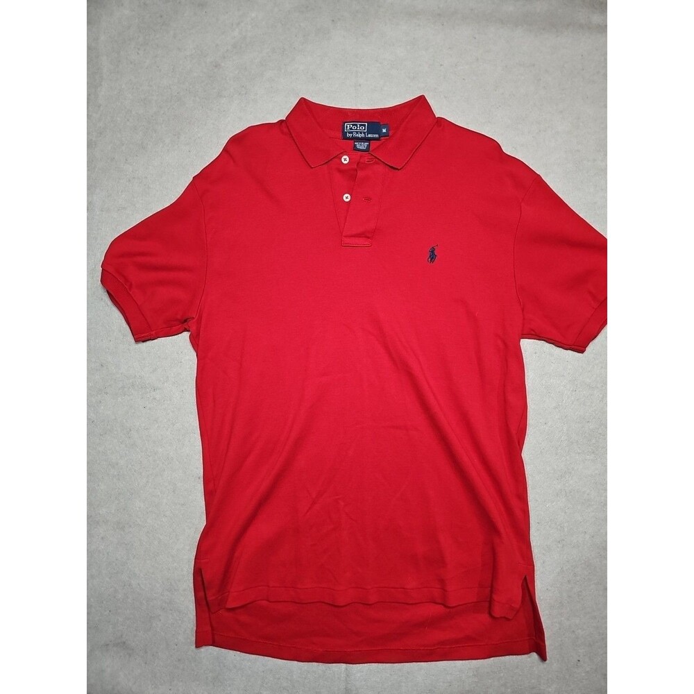 Ralph Lauren Men’s Red Polo with Navy Pony